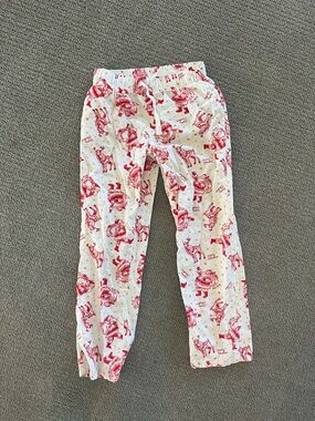Old Navy White and Red Holiday Pajama Pants size XS